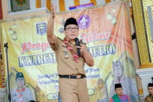 Pererat Tali Silaturahmi, Kwarcab Gerakan Pramuka Kota Metro Gelar Pengajian Akbar Bulan Suci Ramadhan 1445 H