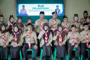 Ka.Kwarcab Kota Metro Resmi Lantik Pengurus Mabi Sako Pinsako Disabilitas ”Pramuka salah satu cara sosialisasikan pendidikan inklusi pada disabilitas”